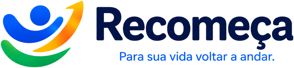 Recomeça — Para sua vida voltar a andar.