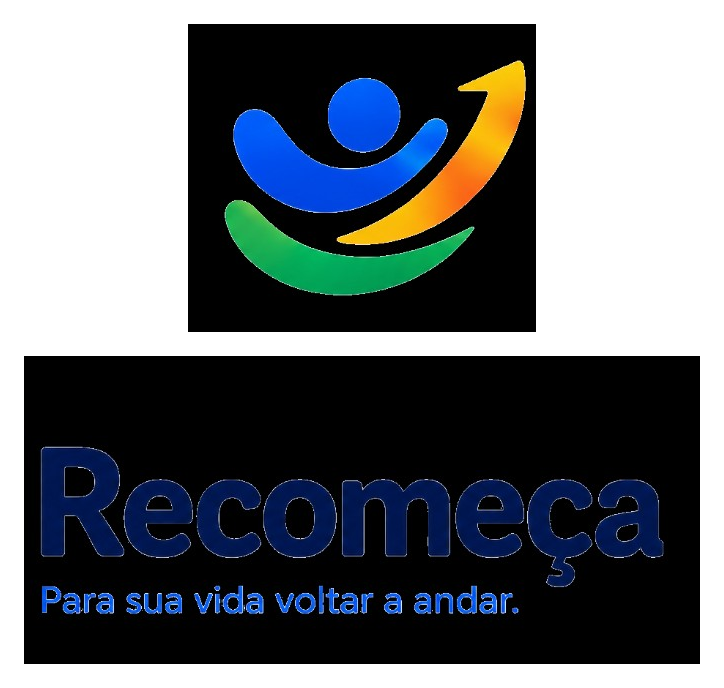 Recomeça — Para sua vida voltar a andar.